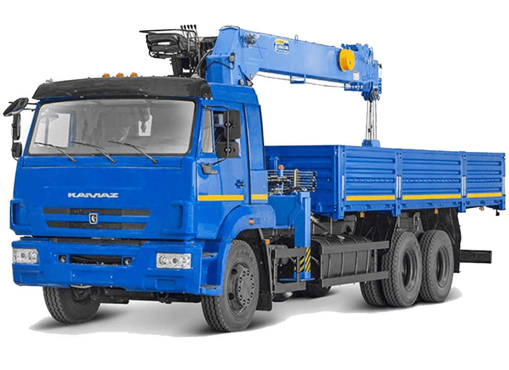 КамАЗ 6x4 с манипулятором