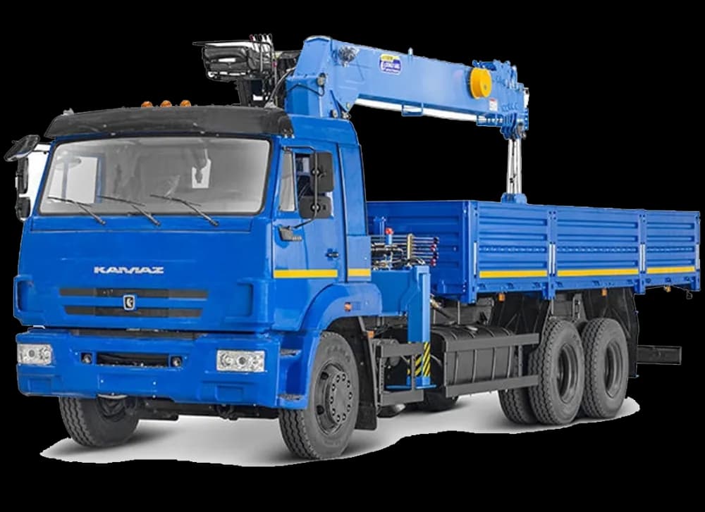 КамАЗ 6x4 с манипулятором